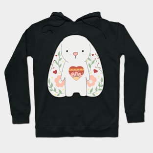 Flower Bunny Hoodie